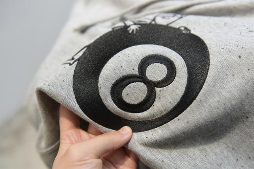断码特清 不退不换 St*ssy 八号风球点子纱刺绣情侣连帽卫衣3色 WY497 商品图10