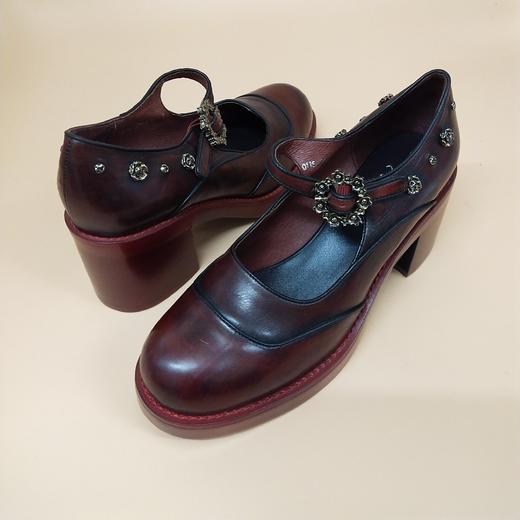 LFGJ  0116 时尚经典方跟鞋 商品图9