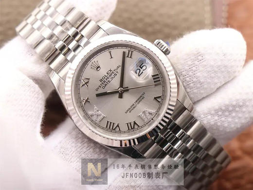 N厂劳li士，日志型系列126233男士日志型腕表，表径36mm，11.7mm厚度，原版开模3235自动机械机芯，男士腕表，自动机械机芯，精钢表带，密底。 商品图3