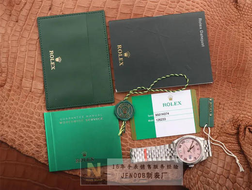 N厂劳li士，日志型系列126233男士日志型腕表，表径36mm，11.7mm厚度，原版开模3235自动机械机芯，男士腕表，自动机械机芯，精钢表带，密底。 商品图11