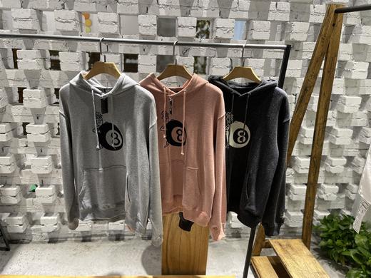 断码特清 不退不换 St*ssy 八号风球点子纱刺绣情侣连帽卫衣3色 WY497 商品图2