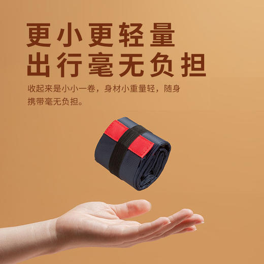 【小体积大容量】环保便携多功能可折叠购物袋，更小更轻更方便一秒折叠，耐磨防撕裂，大号巨能装，买菜购物小帮手！ 商品图4