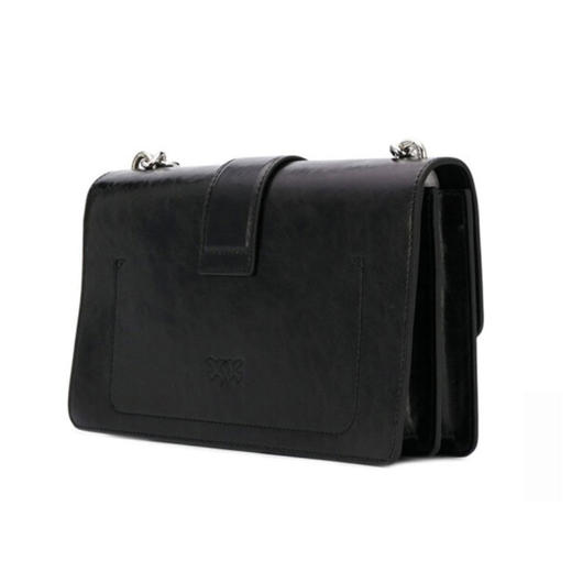 PINKO 品高 女士皮革 Love Pearls 珍珠单肩燕子包 黑色 1P216H Y4YB Z99 商品图1