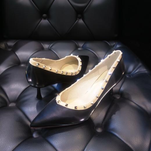 lfgj jeans BK102铆钉细跟尖头女鞋 商品图3