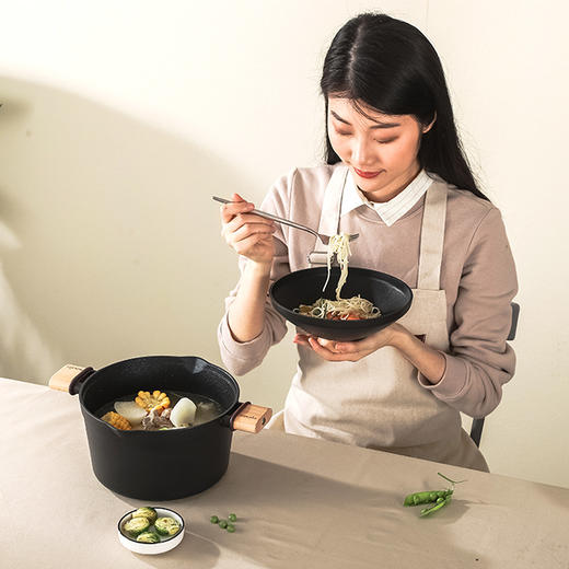 【已下架】悦味 元木创意锅具 汤锅升级款 多功能不粘锅（不支持无理由退换）[福利品] 商品图0