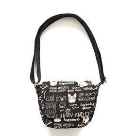 HUJI祤集Flap斜挎包插画美式卡通法斗