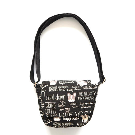 HUJI祤集Flap斜挎包插画美式卡通法斗 商品图0