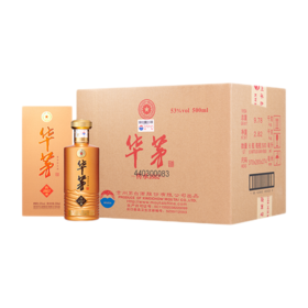 【推荐】茅台（MOUTAI） 华茅传承1862 酱香型白酒53度 整箱装 500ml*6瓶