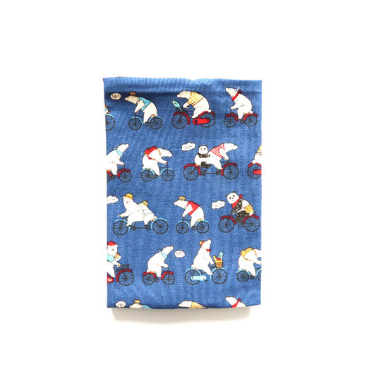 HUJI祤集A5书衣插画脚踏车白熊 商品图1