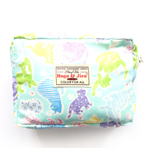 HUJI祤集Motley收纳包插画水彩猫咪 商品图2