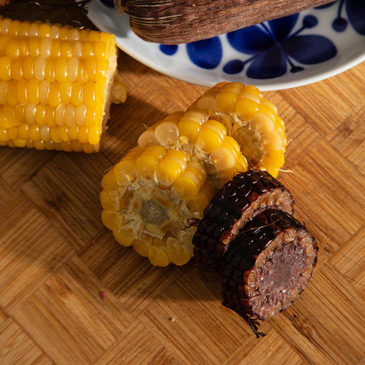 糯玉米 真有机 非转 黑玉米富含花青素 糯糯的 有一种淡淡的巧克力味道 真空装 包邮|百里食 商品图7