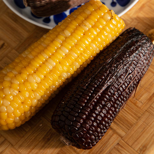 糯玉米 真有机 非转 黑玉米富含花青素 糯糯的 有一种淡淡的巧克力味道 真空装 包邮|百里食 商品图4