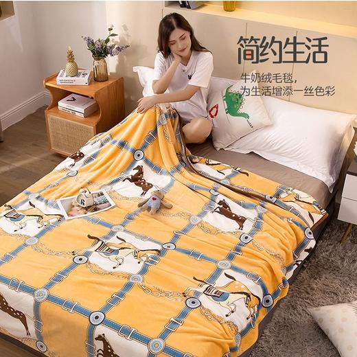 新款牛奶绒午休毯 商品图4