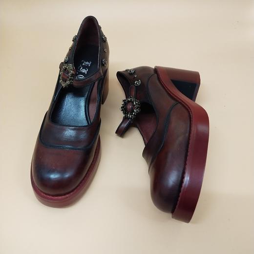 LFGJ  0116 时尚经典方跟鞋 商品图11