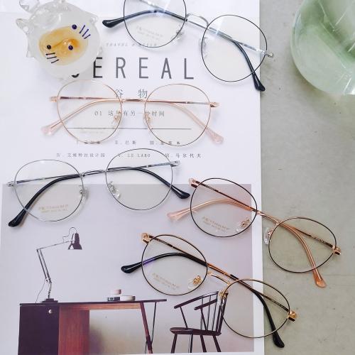 IP TITANIUM β钛超轻防过敏圆形框架眼镜 商品图1