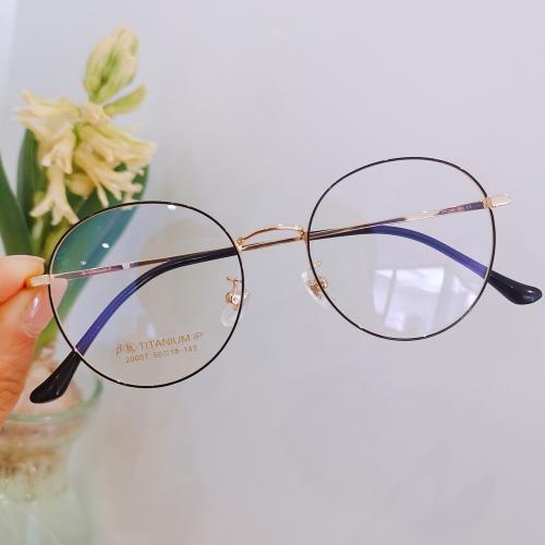 IP TITANIUM β钛超轻防过敏圆形框架眼镜 商品图0