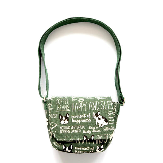 HUJI祤集Flap斜挎包插画美式卡通法斗 商品图1