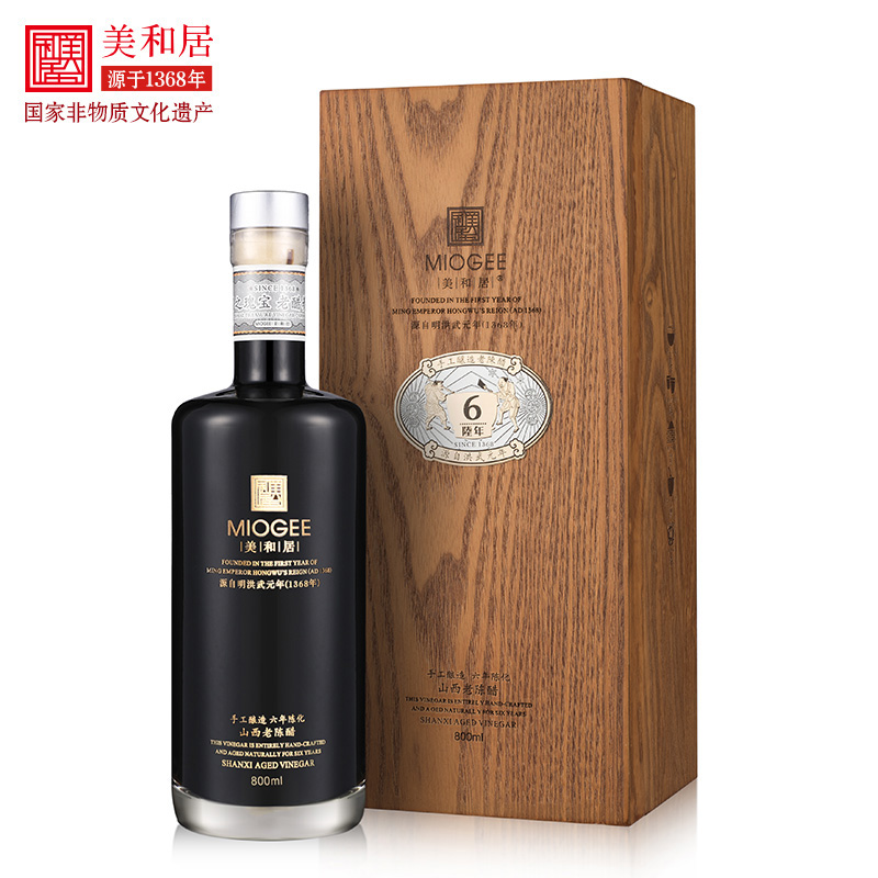 【美和居-直接喝的醋】六年山西特产老陈醋手工酿造800ml