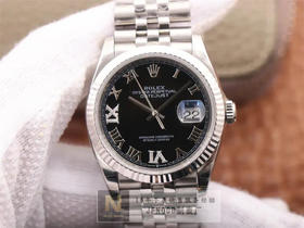 N厂劳li士，日志型系列126233男士日志型腕表，表径36mm，11.7mm厚度，原版开模3235自动机械机芯，男士腕表，自动机械机芯，精钢表带，密底。