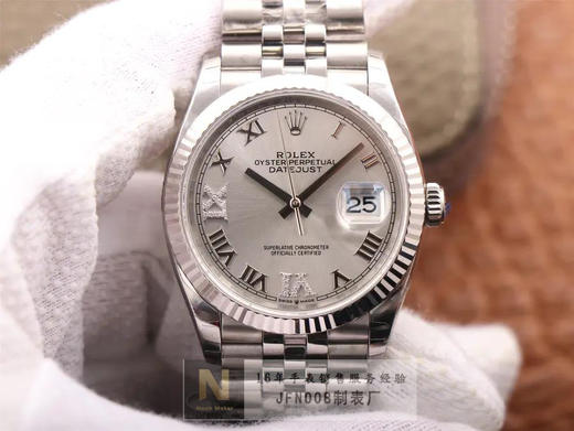 N厂劳li士，日志型系列126233男士日志型腕表，表径36mm，11.7mm厚度，原版开模3235自动机械机芯，男士腕表，自动机械机芯，精钢表带，密底。 商品图0