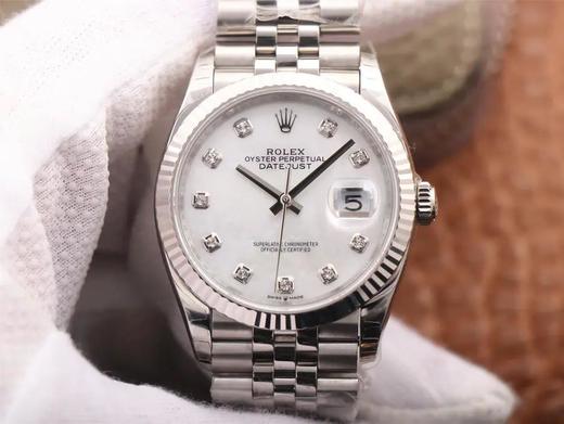 N厂劳li士，日志型系列126233男士日志型腕表，表径36mm，11.7mm厚度，原版开模3235自动机械机芯，男士腕表，自动机械机芯，精钢表带，密底。 商品图0