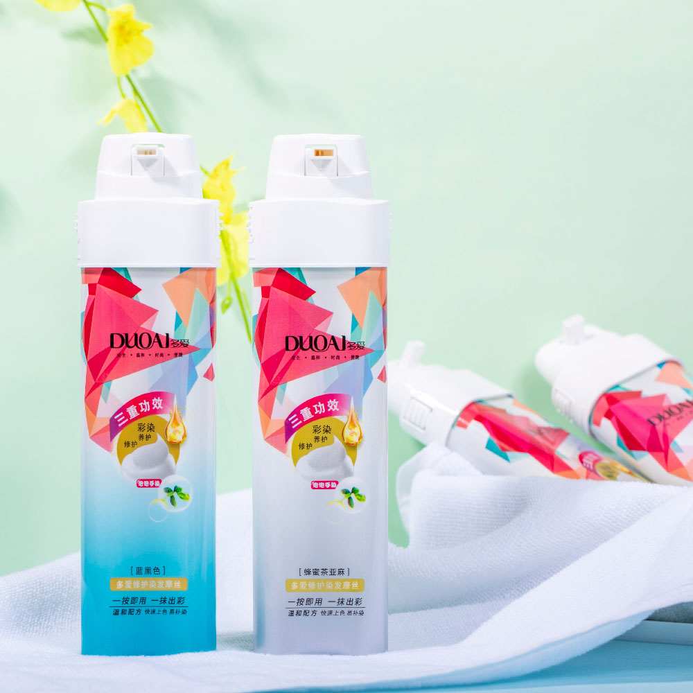 【买2盒送1盒】多爱植物泡泡染发剂染发膏 自己在家染发 自动出泡无需手调 流行色显白提气质
