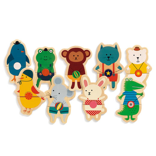 DJECO磁性拼图冰箱贴拼图铁盒拼图职业DIY(tongban) 商品图10