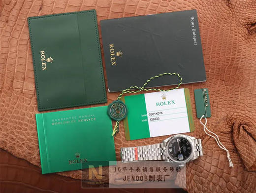 N厂劳li士，日志型系列126233男士日志型腕表，表径36mm，11.7mm厚度，原版开模3235自动机械机芯，男士腕表，自动机械机芯，精钢表带，密底。 商品图10