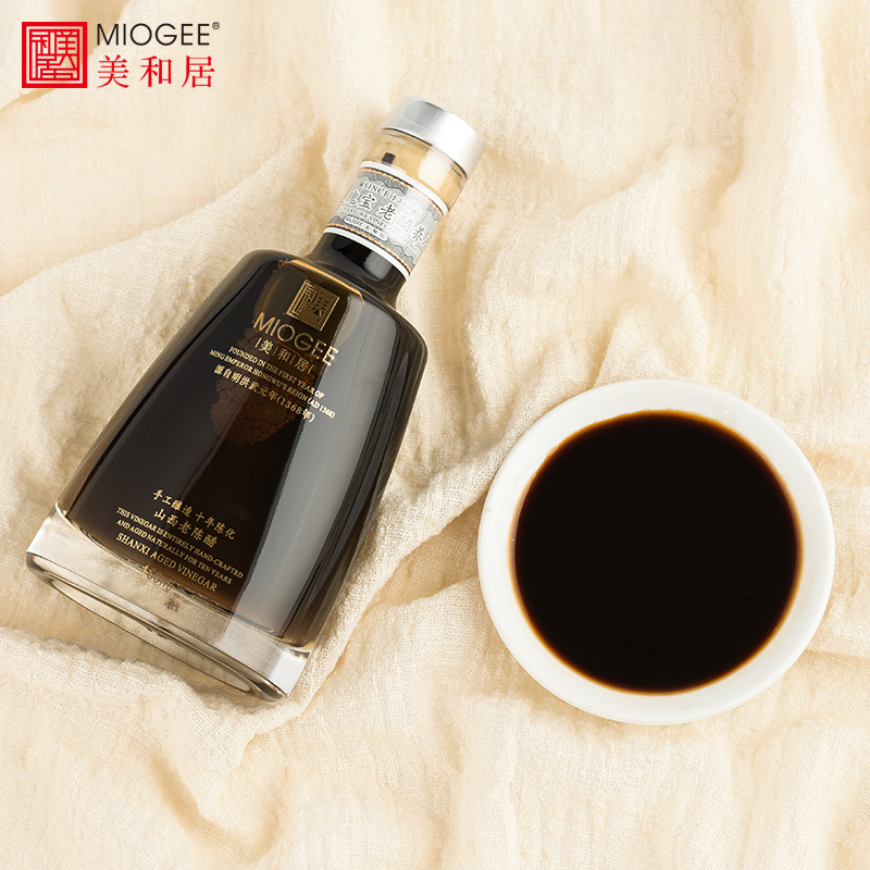 【美和居-直接喝的醋】十年陈酿山西特产老陈醋手工五谷酿造160ml