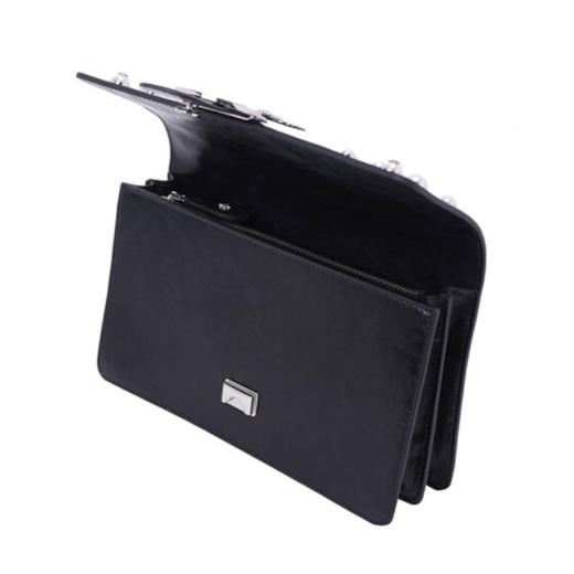 PINKO 品高 女士皮革 Love Pearls 珍珠单肩燕子包 黑色 1P216H Y4YB Z99 商品图2