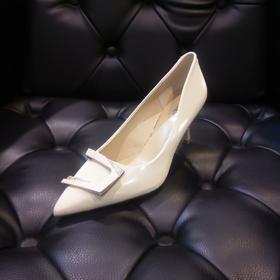 lfgj jeans BK101牛皮尖头细跟女鞋