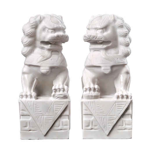 天寿-石狮子（对脸） 商品图4