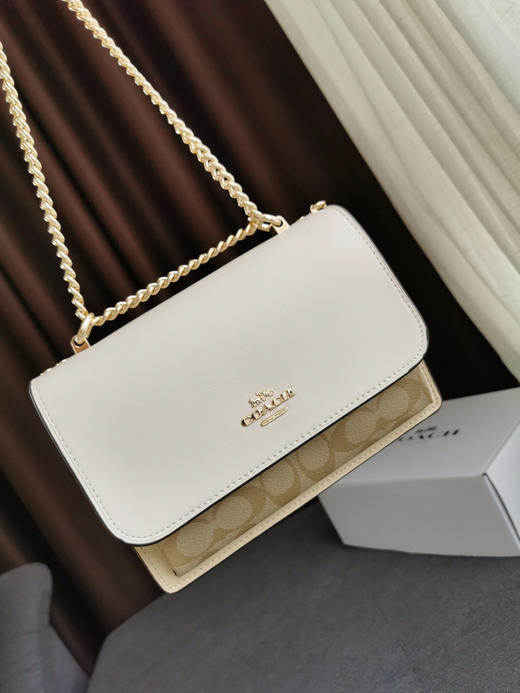 Coach Klare风琴包-白色 商品图1