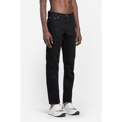 BURBERRY 巴宝莉 男士直筒版型日本牛仔裤 黑色 8022607 A1189 商品图1