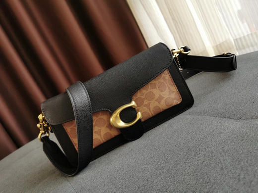 coach tabby蔻驰酒神包-黑色老花 商品图0