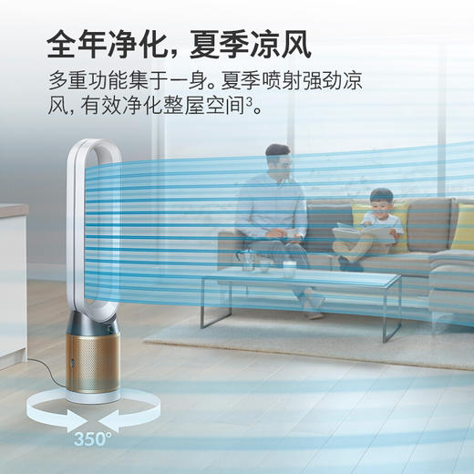 戴森Dyson 净化风扇 TP06 除菌除甲醛空气净化风扇 整屋循环净化 兼具空气净化器功能 商品图6