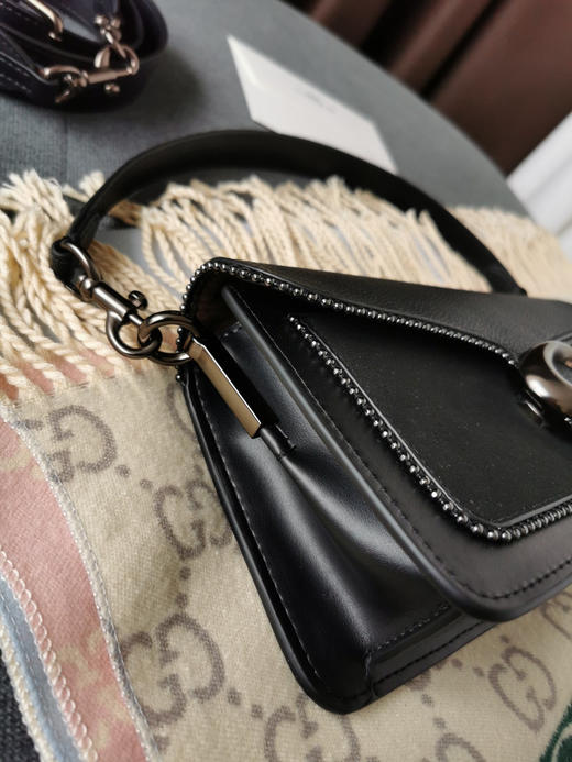 coach tabby蔻驰珠链酒神包-黑色 商品图7