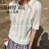 （清仓现货）（清仓现货）【一口价】镂空短袖针织衫 商品缩略图3