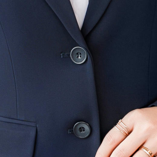 【上衣+裤子】罗蒙西服套装女士时尚修身显瘦商务通勤职业西装女 商品图10