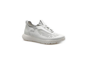 豪麟名鞋奥莱都彭男鞋织物+牛皮革休闲鞋E29110205白色  原价3260元