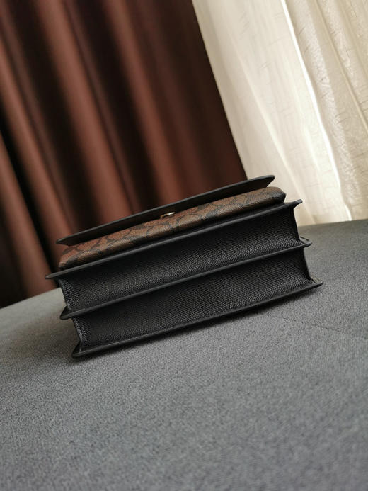 Coach Klare风琴包-黑色配黑花 商品图3