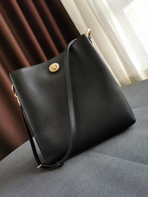 大号coach查理荔枝纹水桶包3色 商品图2