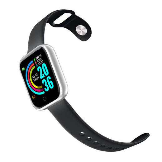 【智能手表】Y68智能手表D20彩屏心率血压睡眠监测智能蓝牙防水运动计步手表 商品图2