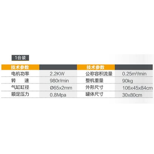 皮带式空压机 KB-V-0.25 8DSM（380V）（带木箱） 商品图1