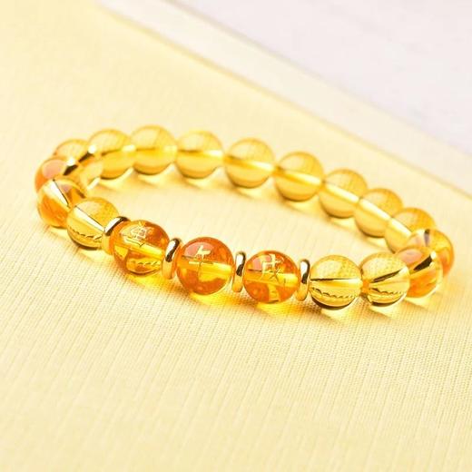 黄水晶生肖属鼠牛虎兔龙蛇马羊猴鸡狗猪三合六合手链手绳 商品图4