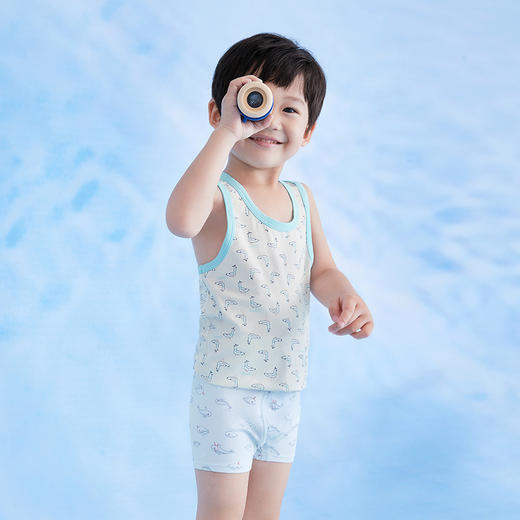 英氏男童女童内裤舒麻四角裤透气平角裤2件装YLSDJ01005A01 01006 商品图2