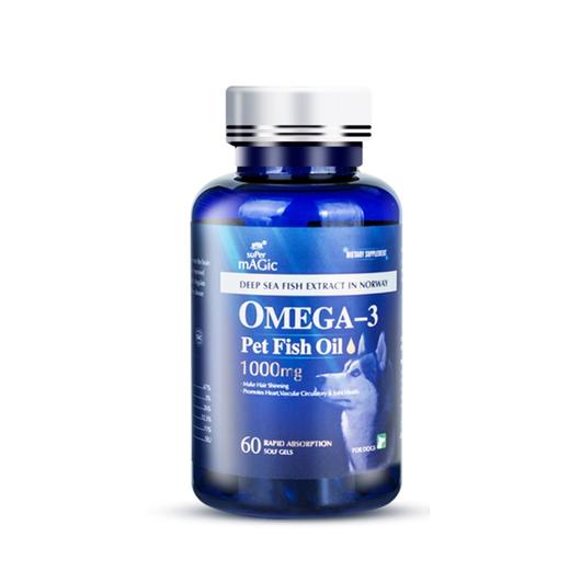 绝魅鱼油 狗专用超浓缩三文鱼油 美毛黑鼻头 商品图0