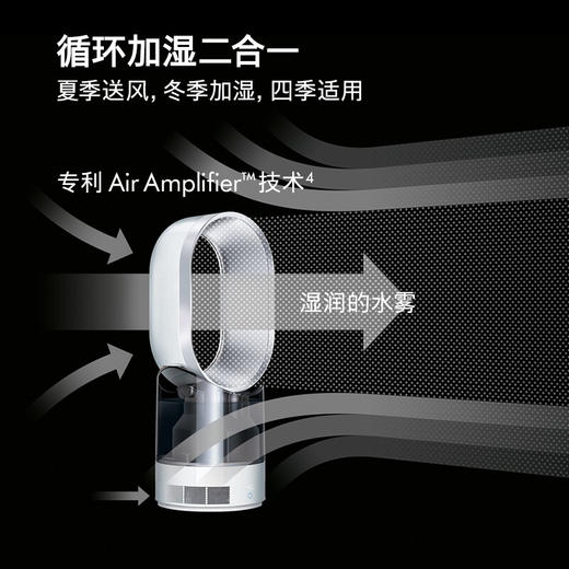戴森Dyson 加湿器 AM10 多功能紫外线杀菌加湿器 杀死99.9%的细菌 喷射细腻水雾 整屋循环加湿 适合婴儿 商品图4