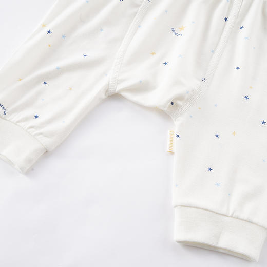 英氏新生婴儿裤子星愿竹纤维宝宝护肚裤四季2021新YLFHJ01001A01 商品图2