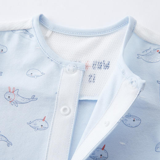 英氏婴儿连体衣男女宝夏季薄款爬服YLABJ21006A01 YLHAJ11008A01 商品图3